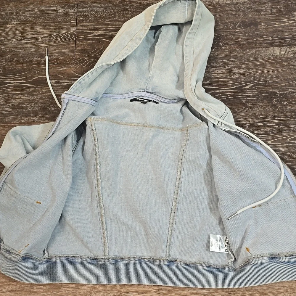 Ser.o.ya Edith Terry Cropped Hoodie size S - Picture 10 of 10